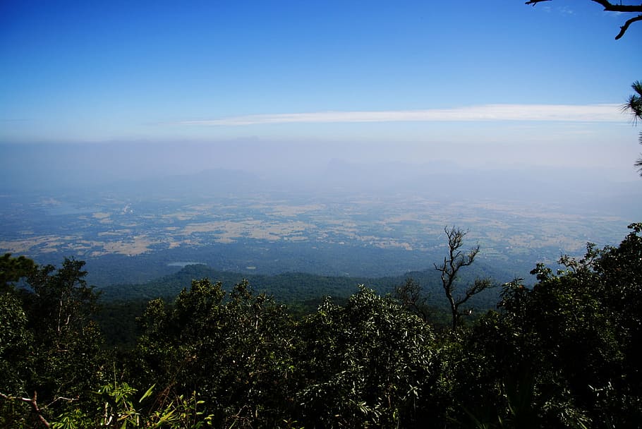 kradueng, penya-segat, cel, arbre, planta, escenics - natura, bellesa a la natura, escena tranquil·la, medi ambient, paisatge, tranquil·litat, naturalesa, muntanya, núvol - cel, creixement, cap gent, dia, escena no urbana, vista d’angle alt, a l'aire lliure, idíl·lic, terra, 2K