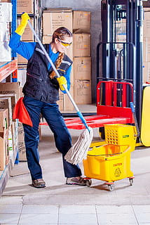 woman, standing, holding, mop, Industrial, Security, Logistic, work clothes, industrial safety, protective goggles, vest, worker, mandatory, manufactures, personal protection, supervisor, cellular, women, face, bella, mobile, communication, model, mask, respirator, gloves, cleaning, clean, toilet, shoes, shoes safety, working, manual Worker, people, occupation, men, one Person, indoors, adult, service, caucasian Ethnicity, industry, equipment, one man only, only men, adults only, real people, full length, protective workwear, protection, architecture, safety, container, young adult, casual clothing, day, 4K