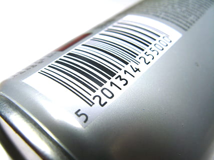 étiquette code à barres, code à barre, code de bande, code, prix, Payer, cryptage, binaire, fermer, nombre, texte, personne, à l'intérieur, La technologie, la communication, objet unique, écriture occidentale, nature morte, couleur blanche, mise au point sélective, métal, prise de vue en studio, lettre capitale, fond blanc, étiquette, précision, modèle, codage, 2K, CC0, domaine public, libre de droits