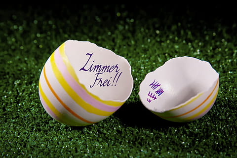 cracked easter egg, Excerpt, Easter Egg, egg, easter, colorful, easter eggs, color, painting, funny, hoax, grass, ball, no people, close-up, sport, text, food, celebration, green color, still life, food and drink, western script, holiday, indoors, selective focus, holiday - event, sweet food, two objects, art and craft, 5K, CC0, public domain, royalty free