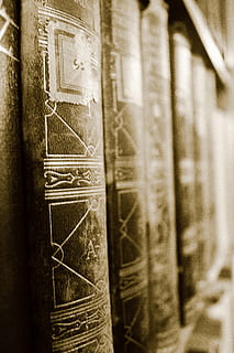 libro, biblioteca, conoscenza, formazione scolastica, leggere, lettura, libri in biblioteca, vecchio, vecchi libri, in casa, mensola, avvicinamento, nessuno, pubblicazione, architettura, scaffale, concentrarsi sulle conoscenze acquisite, messa a fuoco selettiva, legno - materiale, costruzione, sfondi, di fila, comunicazione, stanza domestica, storia, giorno, 4K, CC0, dominio pubblico, privo di copyright