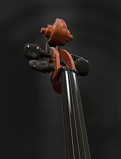 braun, schwarz, Geige, Cello, Streicher, Saiteninstrument, Detail, Hals, Schnecke, Holz, Instrument, klassische Musik, Musikinstrument, klassisch, Soundbody, akustisch, klingen, Musik-, 3D-Modell, 3d, Nahansicht, Studioaufnahme, drinnen, schwarzer Hintergrund, keine Leute, Metall, Kunst, Kultur und Unterhaltung, schwarze Farbe, einzelnes Objekt, Zeichenfolge, Stillleben, Abwesenheit, Technologie, Musikausrüstung, Fokus auf den Vordergrund, Fahrrad, 4K, CC0, gemeinfrei, lizenzfrei