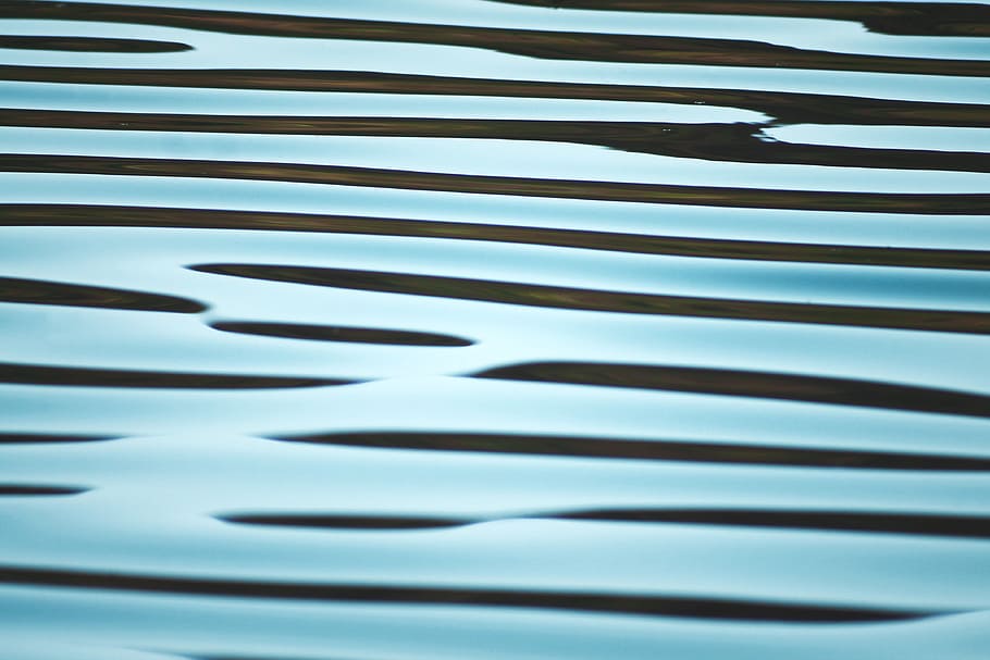 abstrakt, bølge ripple baggrund, lavet, vand, Vermont, tæt på, fotografering, mønster, blå, baggrunde, afspejling, krusning, piblede, tekstureret, natur, stribet, fuld ramme, ingen mennesker, bølgebryder, skygge, dag, høj vinkel visning, design, udendørs, metal, sollys, gentagelse, palmblad, fokusere på skygge, 4K