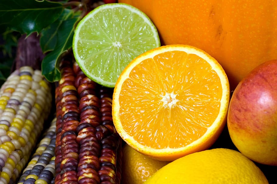frukt, oransje, lime, eple, gresskar, moden, korn, mat, mat og Drikke, spise sunt, friskhet, oransje farge, sitrusfrukt, velvære, variasjon, nærbilde, valg, ingen folk, skjære, grønnsak, appelsin, tverrsnitt, stor gruppe gjenstander, sitron, eple - frukt, 2K