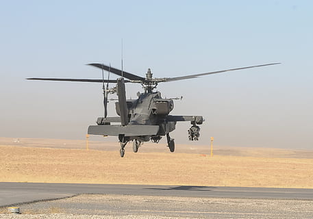 ah-64e, apache, atac cu elicopterul, aviaţie, avioane, decolare, circulaţie, transport, militar, cer, mijloc de transport, natură, elicopter, vehiculul aerian, forte armate, zi, mişcare, zbor, armată, nici o persoana, în mișcare, antrenament militar, guvern, în aer liber, agresiune, teren, 2K, CC0, domeniu public, fără drepturi de autor