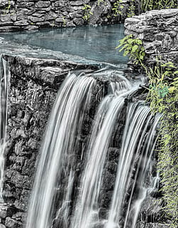 photographie accélérée, eau, chute, ruisseau, jour, Cascade, actuel, couler, dynamique, liquide, hdr, mouvement, mouvement flou, longue exposition, paysages - nature, beauté dans la nature, eau qui coule, la nature, journée, personne, Roche, solide, terre, écoulement, rock - objet, rivière, environnement, forêt, en plein air, pouvoir dans la nature, chute d'eau, 8K, CC0, domaine public, libre de droits