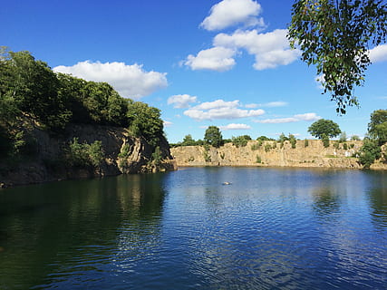 wather, vedea, banding, natură, râu, copac, vară, apă, cer, plantă, nor - cer, scenice - natura, frumusețe în natură, liniște, o scenă liniștită, lac, nici o persoana, malul mării, reflecţie, zi, scenă non-urbană, idilic, albastru, în aer liber, vedere în pământ, 2K, CC0, domeniu public, fără drepturi de autor