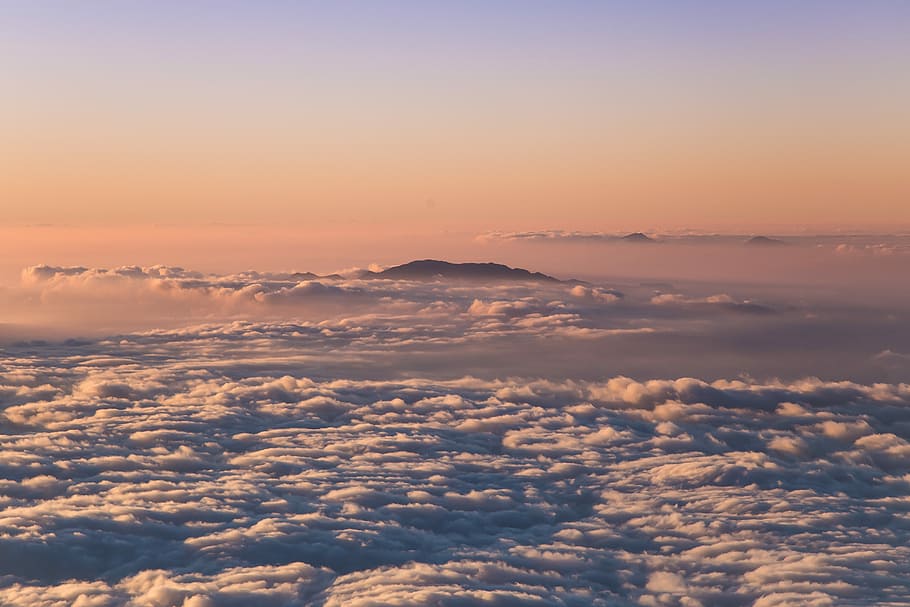 himlen foto, hvid, skyer, gylden, time, Sky, solnedgang, orange, himmel, hawaii, sky - himmel, cloudscape, skønhed i naturen, scenics - natur, dramatisk himmel, miljø, ro, atmosfære, natur, ingen mennesker, idyllisk, luftfoto, baggrunde, uendelighed, kopiere plads, udendørs, over, sol, blødhed, 4K