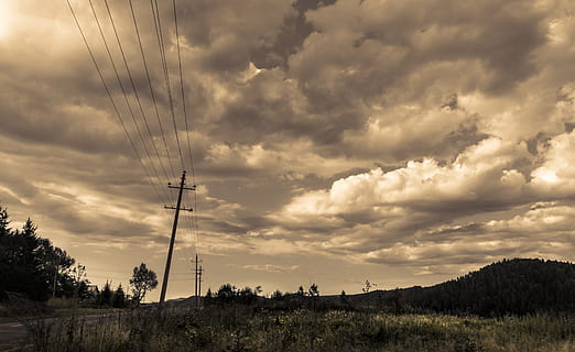 gökyüzü, bulut, bulutlar gökyüzü, doğa, gökyüzü bulutlar, ışık, gün, cloudscape, çevre, açık havada, telgraf direği, yol, hat, telgraf, kutup, peyzaj, bulut - gökyüzü, elektrik pilonu, bitki, teknoloji, kablo, elektrik, ağaç, güç hattı, bağ, doğada güzellik, güç kaynağı, insansız, yakıt ve enerji üretimi, gün batımı, manzaralar - doğa, huzur, telefon hattı, 5K, CC0, kamu malı, telif ücretsiz