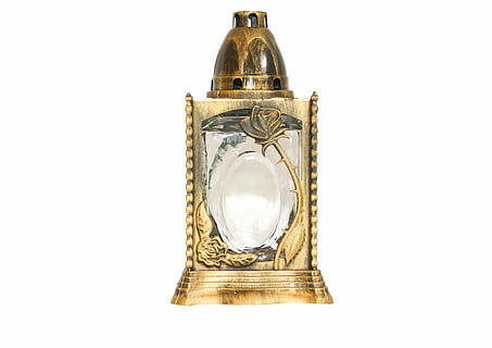 lanterna, rame, sfondo, bianca, sfondo bianco, ritagliare, antico, singolo oggetto, girato in studio, color oro, copia spazio, metallo, nessuno, orologio, in casa, strumento del tempo, vecchio, tempo, vetro - materiale, in stile retrò, natura morta, avvicinamento, mano minuta, ornato, 1080P, CC0, dominio pubblico, privo di copyright
