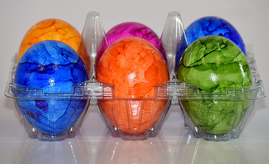 easter, egg, colored, easter eggs, colorful, beautiful, about, egg box, blue, orange, green, plastic, close, egg shells, chicken eggs, food, indoors, multi colored, no people, food and drink, still life, variation, choice, close-up, group of objects, bowl, reflection, freshness, transparent, table, celebration, healthy eating, glass, purple, 5K, CC0, public domain, royalty free