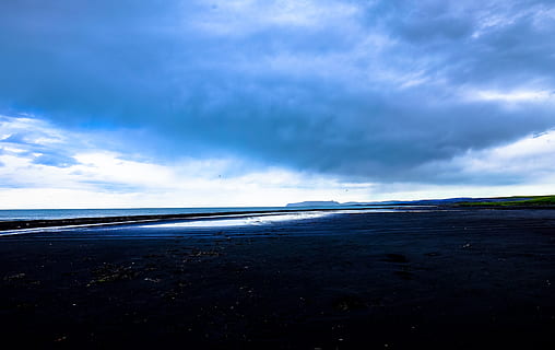 hav, natur, himmel, strand, skyer, overskyet, horisont, idyllisk, ocean, Oceanshore, Oceanside, udendørs, fredelig, sand, landskab, naturskøn, marinemaleri, kysten, havet, kyst, rolig, vand, sky - himmel, scenics - natur, skønhed i naturen, jord, rolig scene, ro, ingen mennesker, dag, miljø, ikke-urbane scene, rejse, 4K, CC0, offentligt domæne, royaltyfrie