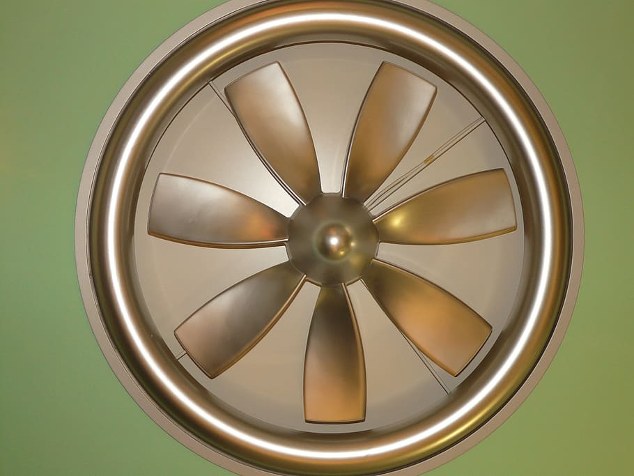 rodó, gris, platet d'acer, ventilador, ventilador del sostre, tecnologia, hèlix, cop, aire, refrigeració, rotor, aire condicionat, vent, metall, turbina, cercle, brillant, forma geomètrica, sol objecte, tir de l'estudi, primer pla, forma, cap gent, primer pla extrem, patró, objectes fets per l’home, fet per l'home, equipament, fons de colors, maquinària, a l'interior, part de la màquina, color plata, luxe, 2K