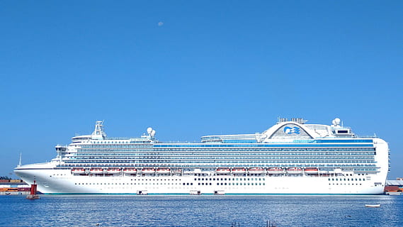 Tourist, Boat, Ferry, Spring, tourist boat, ruby princess, cruise Ship, sea, passenger Ship, nautical Vessel, travel, transportation, vacations, cruise, travel Destinations, harbor, tourism, ship, water, people Traveling, mode of Transport, journey, blue, building exterior, architecture, day, no people, mode of transportation, craft, passenger craft, sky, nature, sailing, clear sky, outdoors, luxury, yacht, 1080P, CC0, public domain, royalty free