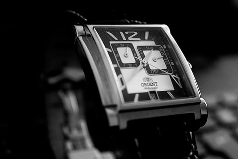 Clock, Watch, Automatic, Time, Analog, clockwork, black And White, car, transportation, black Color, communication, no people, focus on foreground, close-up, day, outdoors, text, technology, selective focus, western script, night, connection, sign, telephone, number, retro styled, old, nature, camera - photographic equipment, 5K, CC0, public domain, royalty free