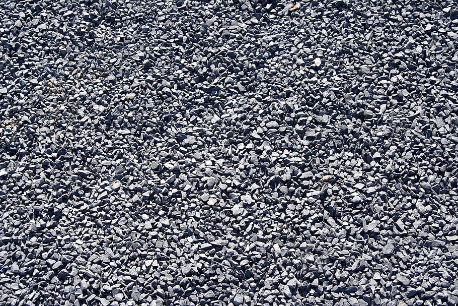 pedra petita, còdols, asterisc, estructura, fons, marc complet, textura, resum, plata - metall, indústria, patró, abundància, cap gent, gran grup d'objectes, vista d’angle alt, gris, pedra - objecte, sòlid, primer pla, a l'aire lliure, rock, grava, color negre, carretera, efecte texturat, 2K