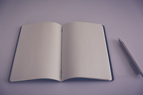 open, book, pen, notes, leave, notebook, learn, paper, write down, diary, issue, books, booklet, enter, pages, note, literature, book pages, office, text, study, desk, table, seal, poet, publication, studio shot, page, indoors, no people, blank, copy space, education, close-up, high angle view, simplicity, two objects, learning, white background, note pad, still life, hardcover book, message, 5K, CC0, public domain, royalty free