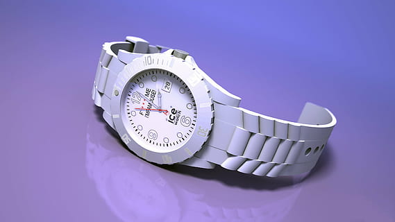 round silver-colored analog, watch, white, link, 2:00, ice, plastic, modeling, 3d, time, what makes, colored background, studio shot, cold temperature, no people, beauty, clock face, minute hand, clock, indoors, purple, blue, timer, cut out, blue background, group of objects, silver colored, healthcare and medicine, white color, urgency, pink color, stopwatch, food and drink, chrome, personal accessory, steel, 1080P, CC0, public domain, royalty free
