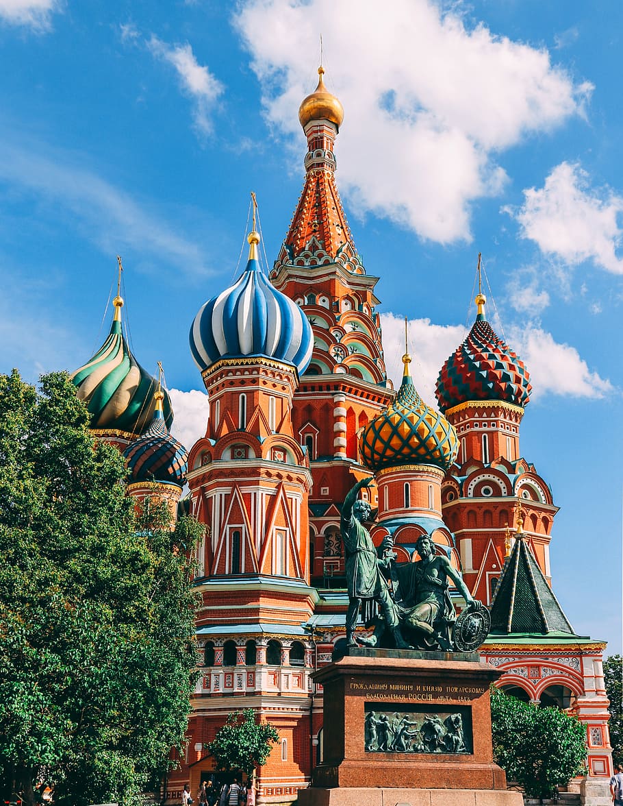 San Basilio, Cattedrale, Mosca, Russia, Cattedrale di San Basilio, costruzione, architettura, tempio, Cremlino, esterno dell'edificio, struttura costruita, cielo, religione, nuvola - cielo, luogo di culto, credenza, natura, destinazioni di viaggio, spiritualità, cupola, nessuno, giorno, il passato, storia, viaggio, all'aperto, guglia, ornato, 5K