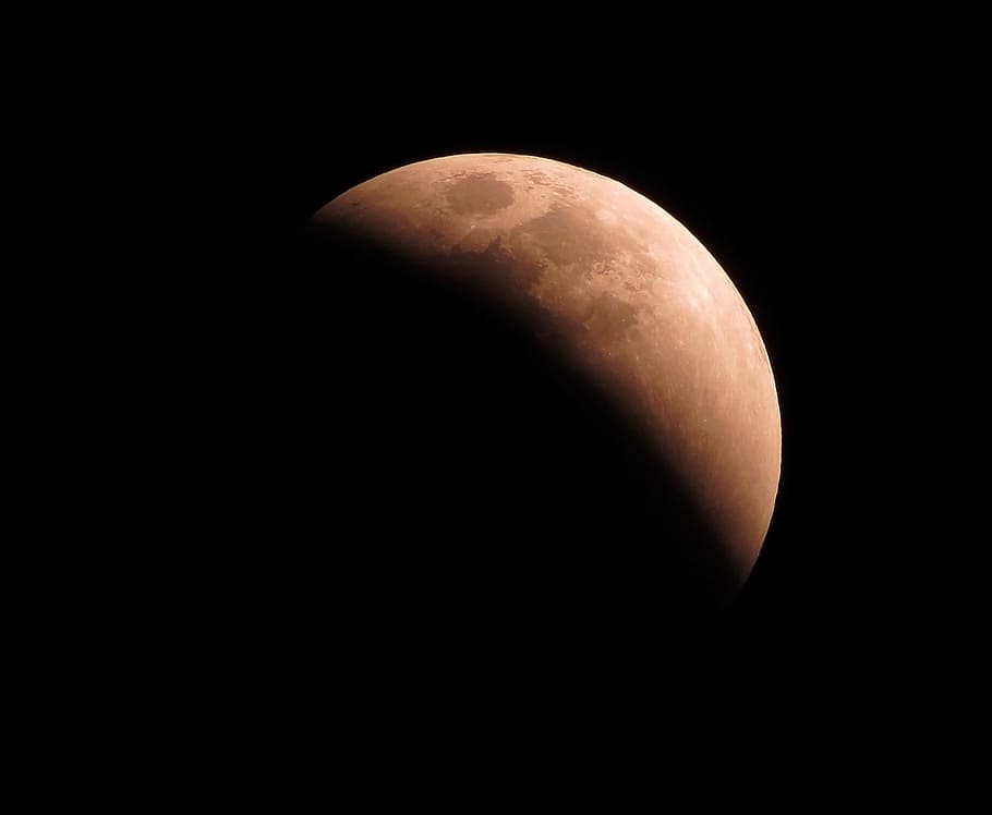 eclipse, lua, astronomia, lunar, céu, universo, espaço, superfície da lua, noite, fenómeno natural, único objeto, natureza, fundo preto, copie o espaço, ninguém, fechar-se, beleza na natureza, exploração espacial, sombra, ao ar livre, forma, espaço e astronomia, 1080P