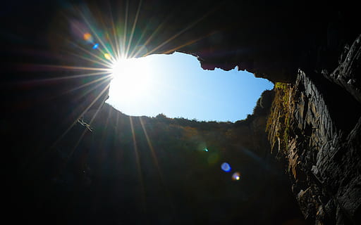 Licht, eintreten, Innerhalb, Höhle, tagsüber, Sonne, Radius, Rock, suchen, Pierre, Spanien, Strandkathedralen, Himmel, Linseneffekt, Sonnenstrahl, Sonnenlicht, Natur, Schönheit in der Natur, keine Leute, draußen, Tag, Szenen - Natur, Ruhe, Berg, ruhige Szene, beleuchtet, Silhouette, die Architektur, Rock - Objekt, hell, 5K, CC0, gemeinfrei, lizenzfrei