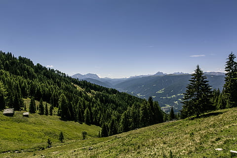 Mai Mult, destinaţie, vedere, punct de vedere, Munte, timp liber, platou, locuri de interes, turism, vacanţă, drumeții, alpinism, natură, parc natural, pădure, câmpuri, peisaj, stâncă, vedere îndepărtată, previziune, munţi, copaci, tiroul de sud, alpin, dolomitele, Italia, nordul Italiei, copac, frumusețe în natură, scenice - natura, plantă, cer, o scenă liniștită, mediu inconjurator, liniște, de munte, Culoarea verde, teren, scenă non-urbană, idilic, nici o persoana, creştere, zi, conifer, Brad, în aer liber, pini de pădure, 5K, CC0, domeniu public, fără drepturi de autor