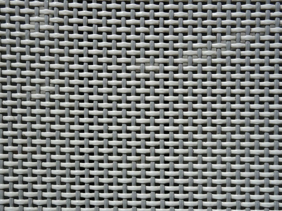 teixit, plàstic, gris, textura, patró, geometria, regularment, línies, en angle recte, fons, marc complet, metall, cap gent, resum, primer pla, efecte texturat, a l'interior, indústria, aliatge, arquitectura, acer, repetició, cultura i entreteniment artístic, material, funció de construcció de parets, força, color plata, crom, 2K