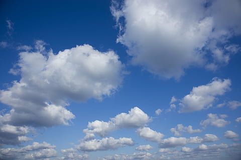 white clouds, cloud, blue, clouds, white, summer, composition, space, unbelievable, landscape, nature, sky, background, morning, environmental, cloud - sky, cloudscape, atmosphere, beauty in nature, backgrounds, wind, white color, scenics - nature, overcast, environment, meteorology, fluffy, dramatic sky, no people, vibrant color, clean, outdoors, sun, wispy, freedom, climate, textured effect, springtime, 5K, CC0, public domain, royalty free