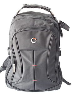 mochila, maleta, viaje, cuaderno, Fondo blanco, separar, ropa, foto de estudio, de color negro, cuero, solo objeto, bolso, nadie, cremallera, adentro, accesorio personal, equipaje, equipo, cinturón, de cerca, Moda, naturaleza muerta, uniforme, 2K, CC0, dominio público, libre de derechos