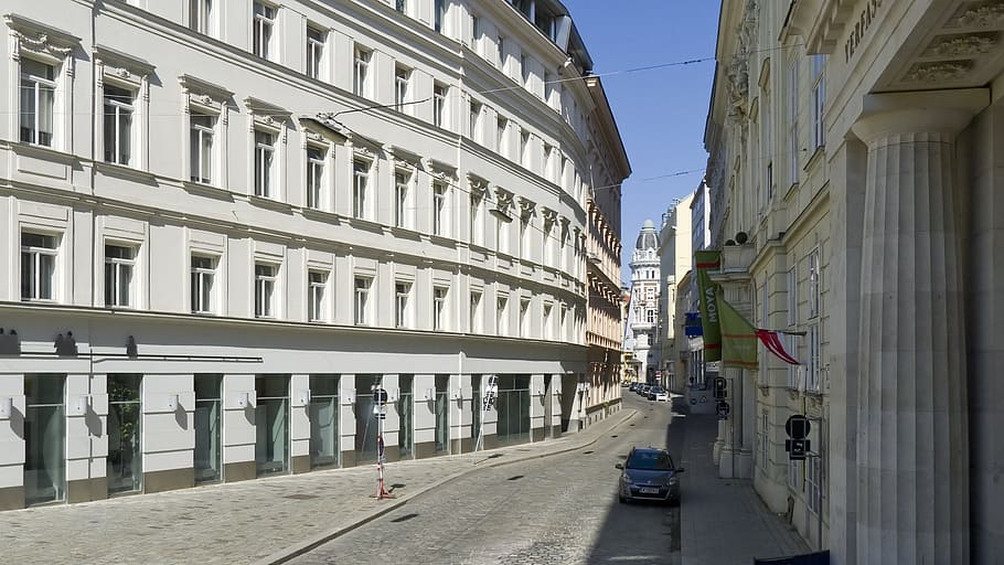 viena, austria, edificis, estructures, viena, Austràlia, carrer, cotxes, arquitectura, ciutat, ciutats, cel, núvols, urbà, Itàlia, escena urbana, europa, exterior de l'edifici, arquitectura i edificis, llocs de viatges, estructura construïda, destinacions de viatge, dia, transport, edifici, manera de transport, vehicle terrestre, naturalesa, el camí a seguir, barri residencial, cap gent, automòbil, cotxe, direcció, carretera, finestra, apartament, 2K