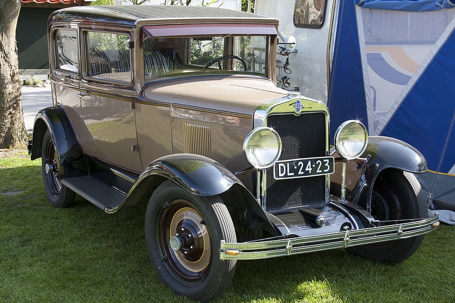 oldtimer, automàtic, Països Baixos, càmping, automoció, cotxe antic, raresa, automòbil de cotxes d'època, històricament, campament, passat de moda, estil retro, cotxe, vell, cotxe d'època, clàssic, antiguitat, cotxe de col·leccionista, transport, crom, obsoleta, vehicle terrestre, nostàlgia, mode de transport, faro, a l'aire lliure, manera de transport, automòbil, estacionari, dia, llum solar, cap gent, naturalesa, metall, herba, aparcament, viatjar, 1080P