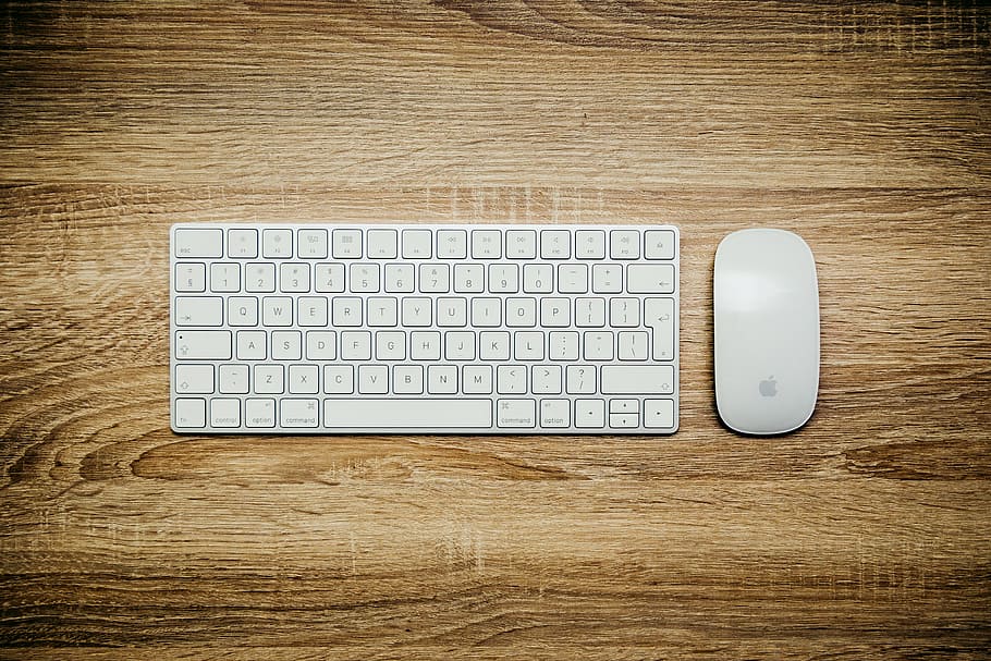 dvojice, jablko, bezdrátový, klávesnice, kouzelná myš, dřevěný, panel, pár, tlačítko, dřevěný stůl, počítačová klávesnice, počítač, technologie, dřevo - materiál, podnikání, lavice, stůl, Internet, nikdo, počítačová myš, kancelář, počítačové vybavení, sdělení, bezdrátové technologie, spojení, přímo nad, vysoký úhel pohledu, stálý život, uvnitř, počítačovou část, počítačová síť, klíč počítače, 4K