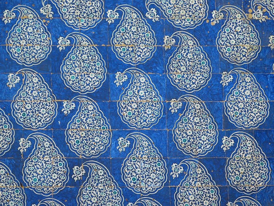 gris, blau, fons de pantalla de paisley, patró, rajola, rajoles, ceràmica, decoratiu, geomètric, marc complet, fons, cap gent, a l'interior, primer pla, art i artesania, porcellana, disseny, repetició, salut i medicina, arquitectura, creativitat, motiu floral, cercle, textura, ciència, ornamentat, color turquesa, fons blau, 4K
