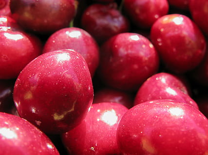 Kirsche, Sommerfrucht, saftig, Sommer-, Obst, Sonnenschein, Vitamin, Natur, Garten, Gesundheit, rot, Burgund, Sauerkirsche, Essen und Trinken, gesundes Essen, Lebensmittel, Frische, Wohlbefinden, Vollbild, große gruppe von gegenständen, Hintergründe, Nahansicht, keine Leute, Gruppe von Objekten, Fülle, reif, Stillleben, glänzend, Stapel, Apfel - Frucht, vegetarisches Essen, 4K, CC0, gemeinfrei, lizenzfrei