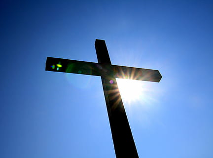low, angle photography, Cross, Blue, Sun, Light, Rays, blue, sun, sky, light, rays, redemption, blue sky, christianity, religion, crucifix, spirituality, jesus Christ, cross Shape, catholicism, god, easter, symbol, hope, church, praying, resurrection, illuminated, low angle view, clear sky, no people, spotlight, nature, guidance, sunbeam, sign, outdoors, lighting equipment, sunlight, back lit, day, copy space, light - natural phenomenon, lens flare, 2K, CC0, public domain, royalty free