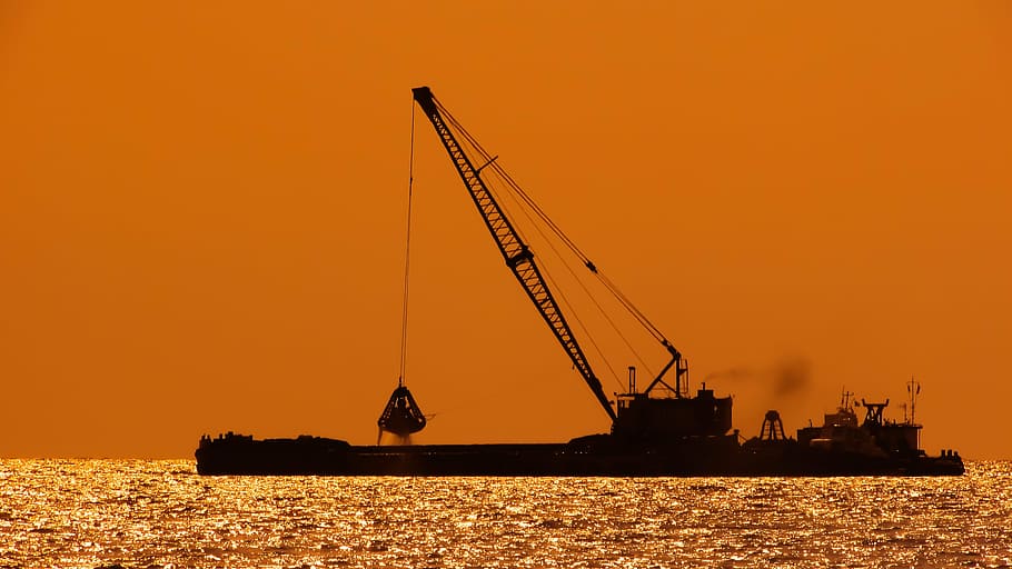 draga, plataforma flotant, posta de sol, ombres, dragatge, barcassa, plataforma, construcció, grua, vaixell, màquina pesada, equipament, marina, ayia napa, Xipre, transport de mercaderies, Enviament, indústria, vaixell nàutic, color taronja, silueta, transport, grua - maquinària de construcció, contenidor de càrrega, aigua, negocis, mar, manera de transport, cel, maquinària, naturalesa, moll, a l'aire lliure, veler, brillant, 4K
