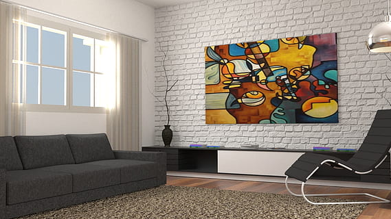 intérieur, architecture, décoration, le rendu, mixeur, meubles, canapé, chambre domestique, à l'intérieur, intérieur de la maison, salon, construction de murs, personne, sol, mur, la fenêtre, moderne, multi couleur, La technologie, conception, art et Artisanat, maison, intérieur de vitrine, journée, tapis - décor, appartement, lampe électrique, 1080P, CC0, domaine public, libre de droits