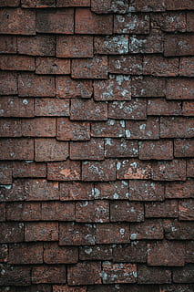 bricks, wall, brickwork, backgrounds, full frame, brick, textured, pattern, brick wall, no people, repetition, wall - building feature, close-up, day, rough, architecture, brown, weathered, built structure, outdoors, construction material, roof tile, textured effect, 4K, CC0, public domain, royalty free
