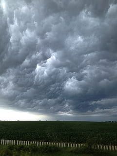 cloudy sky, storm, weather, cloud, sky, rain, scary, drive, cloud - sky, beauty in nature, environment, scenics - nature, landscape, nature, field, tranquil scene, land, tranquility, overcast, agriculture, no people, day, rural scene, outdoors, storm cloud, ominous, 2K, CC0, public domain, royalty free