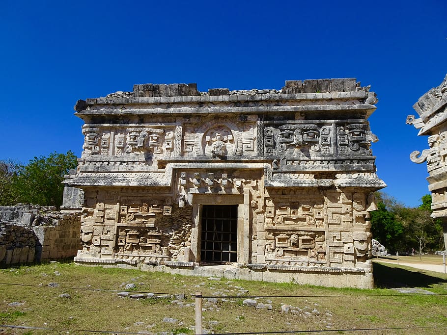 mexicà, chichen itza, chichen-itza, mayan, arquitectura, estructura construïda, el passat, història, exterior de l'edifici, cel, antic, destinacions de viatge, vell, viatjar, edifici, antiga ruïna, lloc de culte, naturalesa, turisme, cel clar, art i artesania, civilització antiga, dia, blau, cap gent, material de pedra, arqueologia, a l'aire lliure, arruïnat, columna arquitectònica, ornamentat, 4K