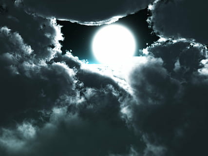 volle maan, maan, hemel, wolken, moesson, wit, weer, natuur, wolk - lucht, blauw, ruimte, cloudscape, achtergronden, donker, schoonheid in de natuur, scenics - natuur, dramatische hemel, lage hoekweergave, nacht, astronomie, geen mensen, bewolking, kalmte, buitenshuis, storm, vorm, maanlicht, onheilspellend, kracht in de natuur, zachtheid, 2K, CC0, publiek domein, royaltyvrij