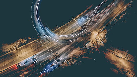 time lapse foto, asfaltvej, biler, tidsforskydning, Foto, asfalt, vej, abstrakt, baggrunde, sløret bevægelse, illustration, hastighed, bevægelse, udendørs, ingen mennesker, nat, tæt på, by, transportmidler, transportform, belyst, hovedvej, natur, lang eksponering, høj vinkel visning, luftfoto, arkitektur, Trafik, himmel, multiple lane motorvej, plads, 4K, CC0, offentligt domæne, royaltyfrie