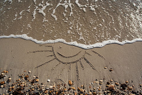 sol, tegning, kysten, småsten, baggrund, struktur, natur, overflade, tapeter, kyst, poleret, afrundet, strand, sand, havet, hav, vand, sommer, rejse, bølger, jord, dag, høj vinkel visning, vinter, sne, kold temperatur, ingen mennesker, skønhed i naturen, ro, miljø, scenics - natur, sport, udendørs, rolig scene, klima, 2K, CC0, offentligt domæne, royaltyfrie