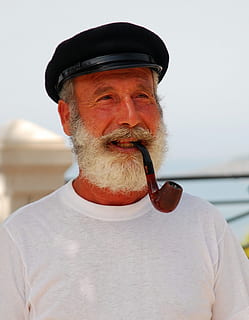 eroi, Capitano, lupo, barba, una persona, ritratto, peli del viso, maschi, vista frontale, persone reali, uomini, colpo alla testa, uomini anziani, stili di vita, attività di svago, guardando la fotocamera, adulto senior, adulto, concentrarsi sulle conoscenze acquisite, giorno, berretto, adulto maturo, uomini maturi, all'aperto, baffi, contemplazione, 2K, CC0, dominio pubblico, privo di copyright