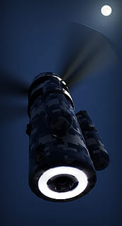 fuco, Modello 3d, modello, Inquadratura dal basso, nessuno, attrezzatura per l'illuminazione, tecnologia, in casa, illuminato, avvicinamento, notte, blu, elettricità, cerchio, singolo oggetto, metallo, riflessione, luce, forma, forma geometrica, concentrarsi sulle conoscenze acquisite, colore nero, cultura artistica e intrattenimento, soffitto, lampada elettrica, direttamente sotto, 1080P, CC0, dominio pubblico, privo di copyright
