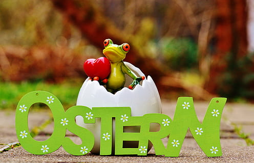 easter, eggshell, frog, happy easter, color, cute, funny, spring, figure, easter greeting, greeting card, backgrounds, animal representation, representation, no people, animal, animal themes, figurine, toy, focus on foreground, mammal, nature, celebration, creativity, close-up, plant, green color, day, still life, art and craft, finance, 5K, CC0, public domain, royalty free