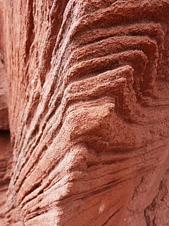 le forme, struttura, arenaria, erosione, priorat, sfondi, nessuno, fotogramma intero, strutturato, modello, avvicinamento, roccia, natura, roccia - oggetto, Marrone, terra, deserto, giorno, solido, geologia, formazione rocciosa, all'aperto, antico, modello naturale, calore - temperatura, clima, clima arido, 4K, CC0, dominio pubblico, privo di copyright