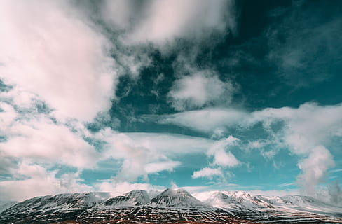 billede, hvid, isbjergede bjerge, is, bjerge, himmel, natur, bjerg, sky - himmel, scenics, sne, bjergtop, landskab, udendørs, vulkan, cloudscape, blå, skønhed i naturen, ingen mennesker, rejse, dag, scenics - natur, snedækket bjerg, vinter, rolig scene, miljø, ro, kold temperatur, bjergkæde, ikke-urbane scene, rejsemål, magt i naturen, 8K, CC0, offentligt domæne, royaltyfrie