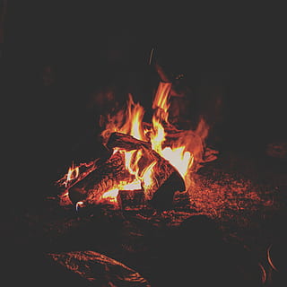 bonfire during nighttime, lighted, bonfire, nighttime, fire, flame, orange, log, wood, heat - temperature, burning, fire - natural phenomenon, night, glowing, firewood, orange color, nature, wood - material, land, no people, camping, motion, dark, campfire, outdoors, 2K, CC0, public domain, royalty free