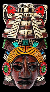mask, maya, ceramic, aztecs, mexico, souvenir, mitbringsel, decoration, tourism, holiday, art and craft, human representation, representation, creativity, male likeness, no people, multi colored, craft, sculpture, close-up, indoors, architecture, statue, belief, arts culture and entertainment, spirituality, religion, disguise, day, ornate, 4K, CC0, public domain, royalty free